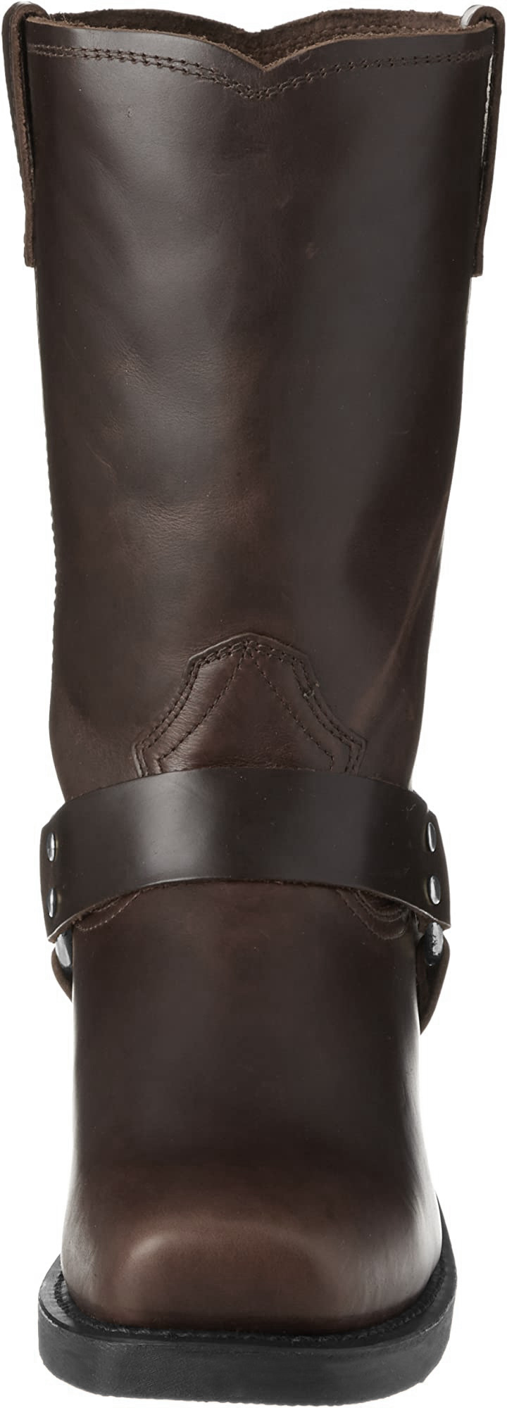 Men's Western Cowboy Boots Fashion Leather Country Boots Classic Square Toe Mid-Calf Boots Heel Knight Men's Boots_voghion.com