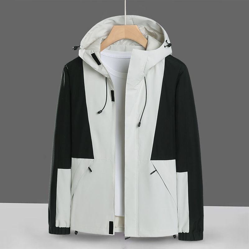 Giacca da alpinismo per coppie all'aperto, con cappuccio staccabile, antivento e impermeabile, per adolescenti_voghion.com