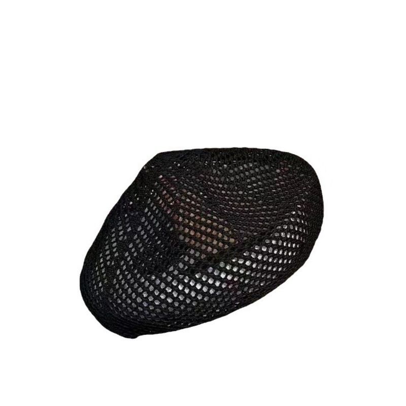 Neuheiten Koreanische Version Hohl Baskenmützen Tragbare Baumwolle Einstellbar Gestrickte Maler Kappen Dünne Atmungsaktive Kürbis Hut Strand_voghion.com