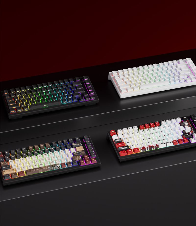 75% Gaming Keyboard With Magnetic Switches, Rapid Trigger, 0.005mm, 8K RGB Wired Esports Custom Keyboard For Gamers_voghion.com