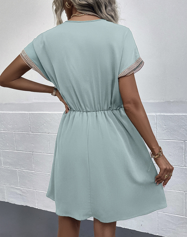 Gonna patchwork di pizzo casual da donna_voghion.com
