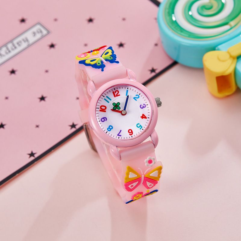 New Factory Direct Sale Children's Watch Primary School Students Silicone Strap Waterproof Quartz Watch_voghion.com