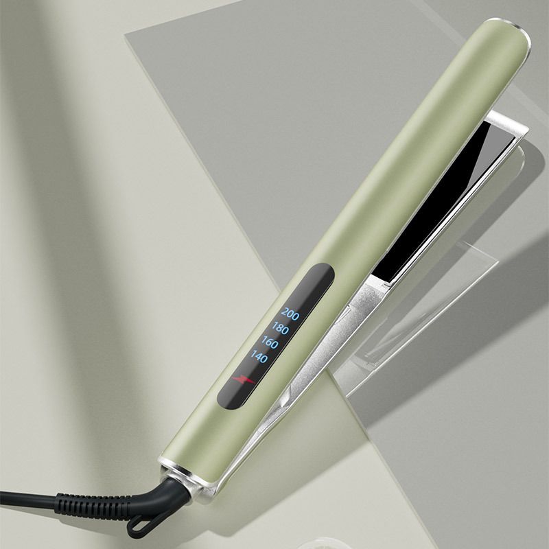 Plancha eléctrica y rizadora de doble uso para el cuidado del cabello, no daña el cabello, ideal para uso en casa, salón de belleza y residencias de estudiantes._voghion.com