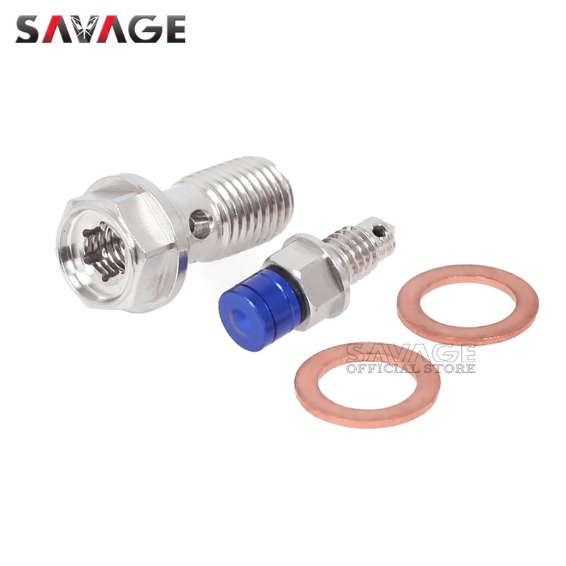 Motorrad Caliper Banjo Bolt Air Bleed Edelstol Brems Cyder Ueleg Schlauch Schrauwen Nippel Cap Stëbs_voghion.com
