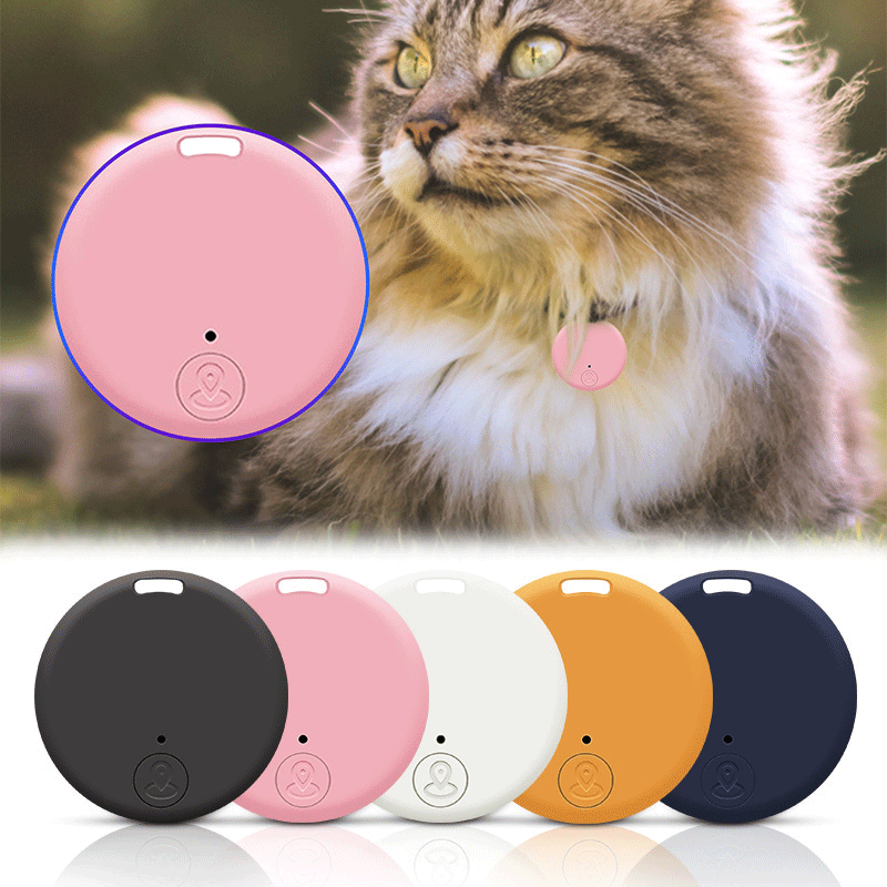 Mini Hond GPS Bluetooth 5.0 Tracker Anti-Verloren Apparaat Ronde Anti-Verloren Apparaat Huisdier Kinderen Tas Portemonnee Tracking Smart Finder Locator_voghion.com