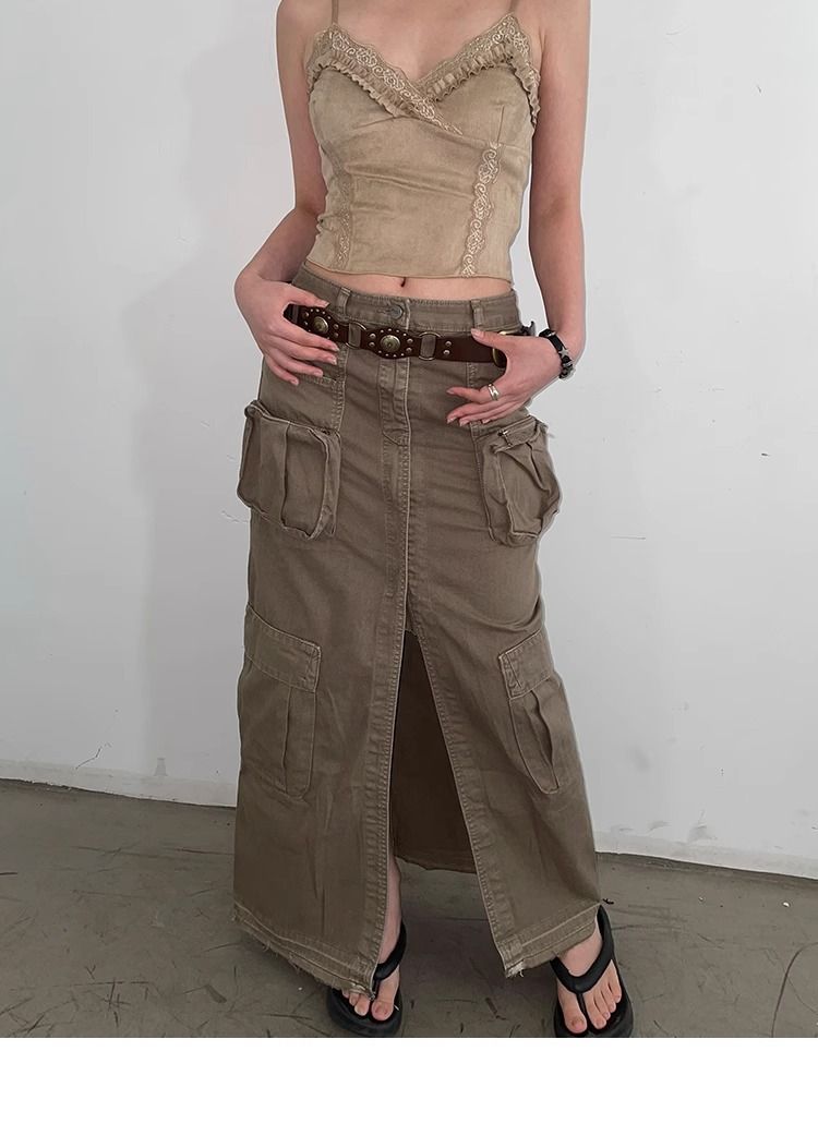 2024 New Western Cowboy Belt Women's American Retro Brown Riveted Belt Versatile Jeans With Ins Style_voghion.com