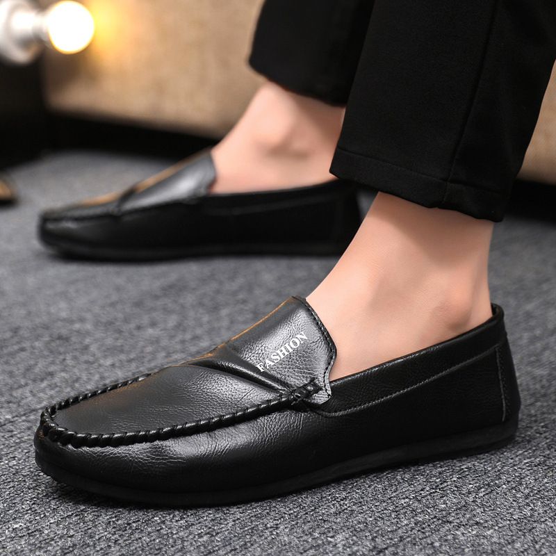 Low Top Men's One Foot Kick, Lefu Shoes, 2025 Anti Slip And Waterproof Thick Soled Formal Attire, Wenzhou Lazy Man,_voghion.com