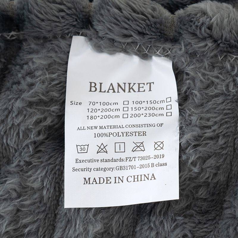 Coperta invernale tinta unita, coperta per il pisolino, divano, può essere realizzata in bellissime dimensioni, modello natalizio sottovuoto._voghion.com