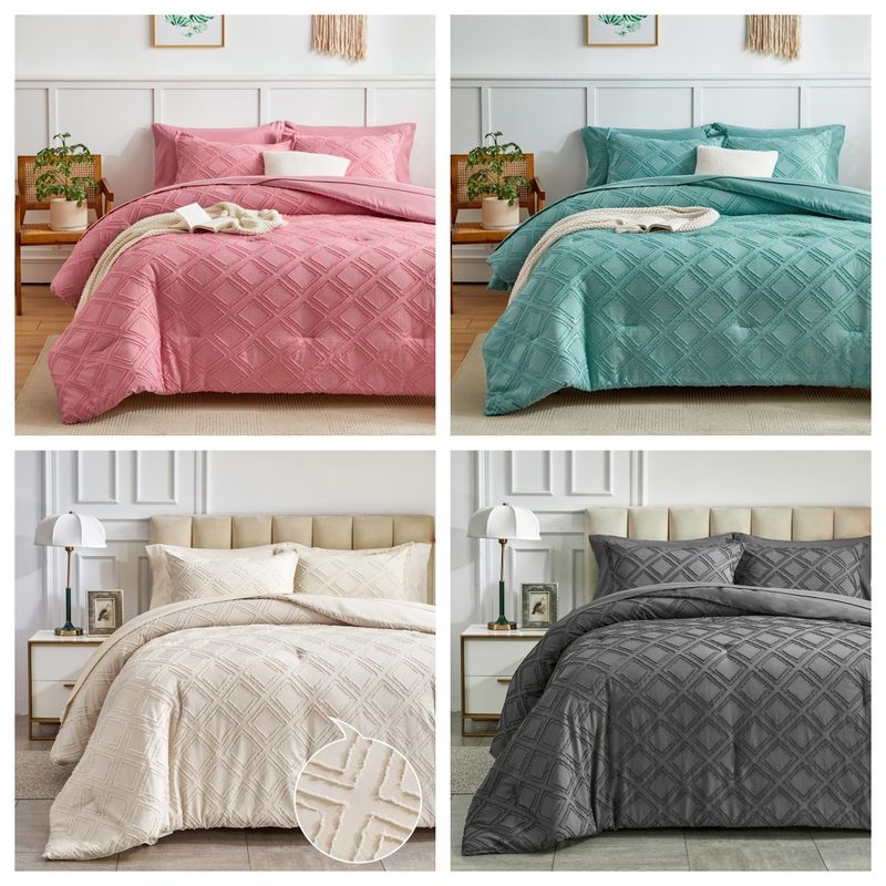 Pembe Erik Çiçeği Nevresim Takımı - Yorgan Kılıfı ve Yastık Kılıflı, Yumuşak Polyester Kapitone Yorgan - Romantik ve Yumuşak Ev Dekorasyonu_voghion.com