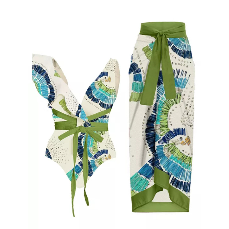 2023 nouveau maillot de bain une pièce à fleurs pour femmes_voghion.com