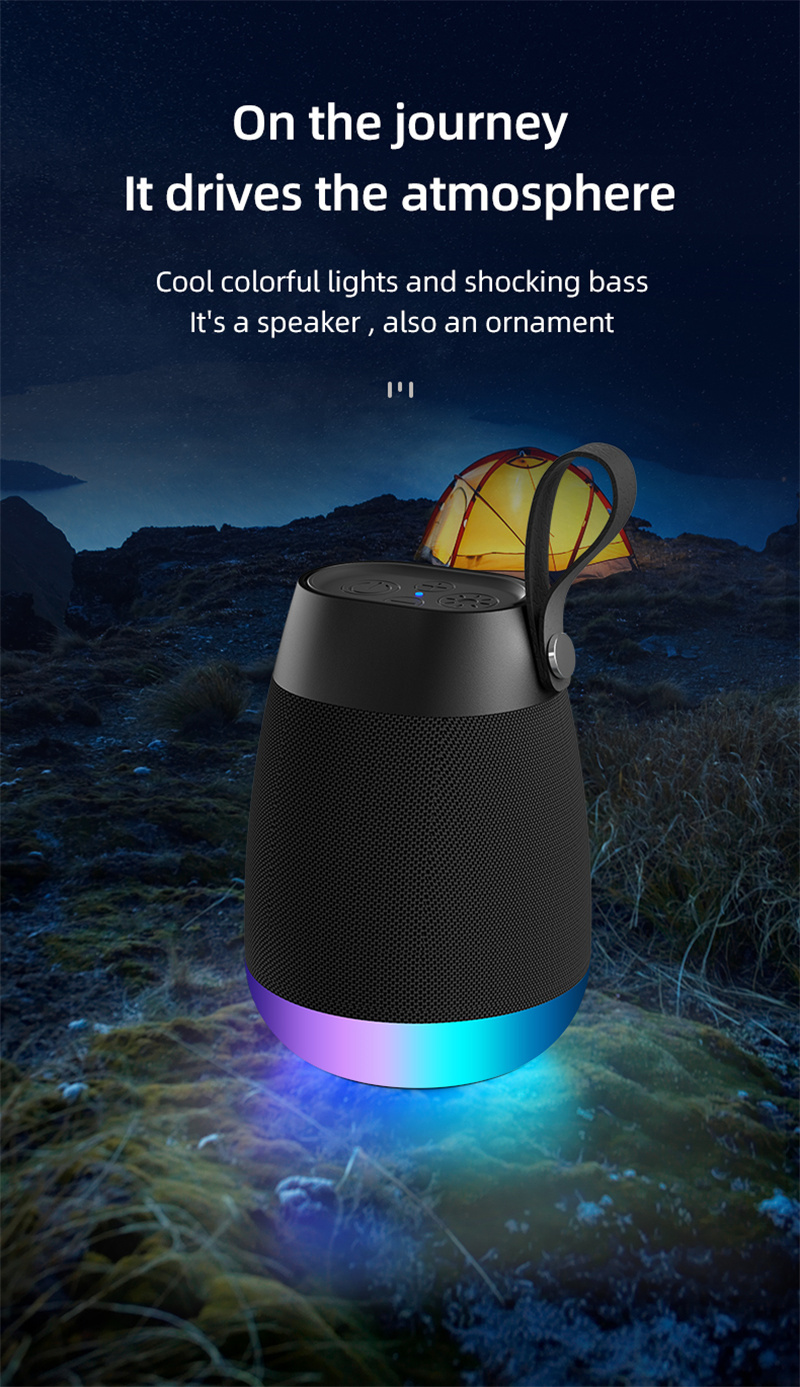 Wireless New EBS Bluetooth Speaker Night Light Supports TF Card Playing TWS Multiple Series Stereo Eff_voghion.com