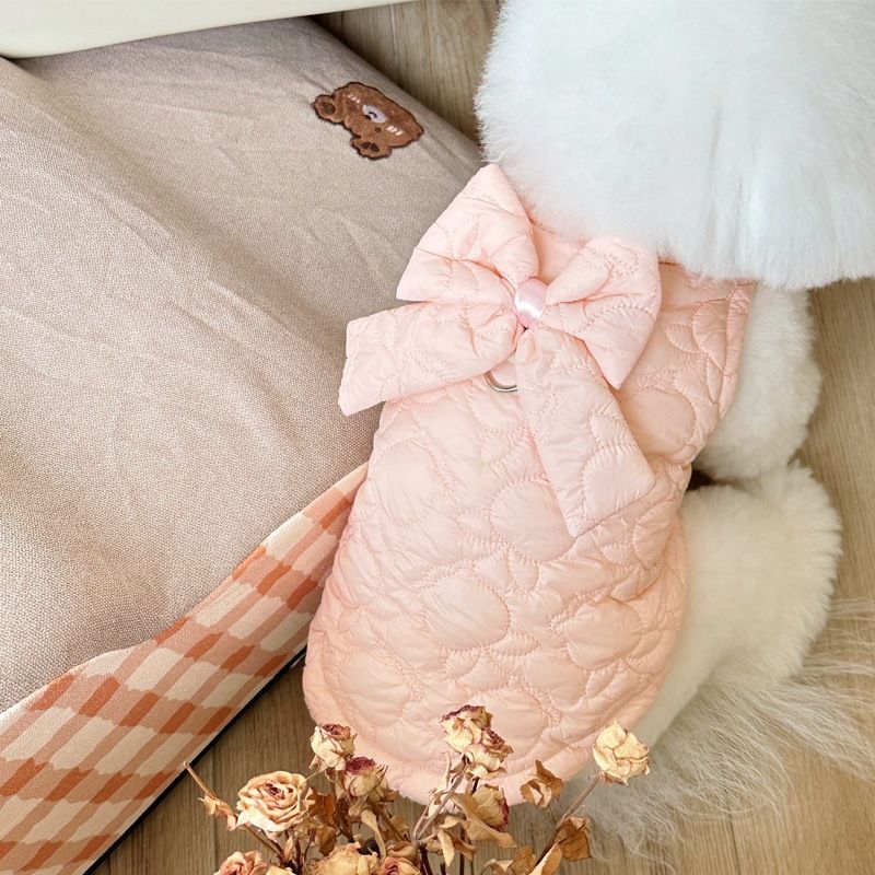 Nuovo gilet invernale caldo foderato in pile per cani di piccola taglia, con attacco per guinzaglio. Per Teddy, Bichon, Barboncini_voghion.com