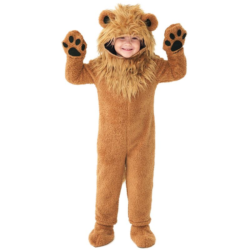 Halloween cosplay söt liten lejon djurpäls kostym barnens dag scenföreställning kostymer_voghion.com