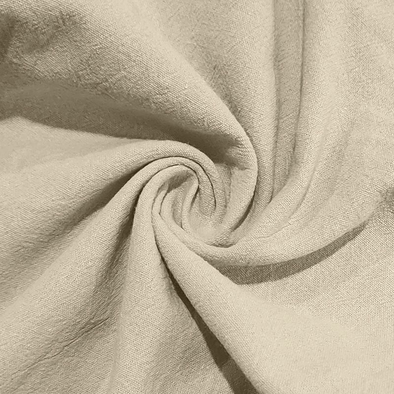 Ensemble de costume décontracté en lin pour homme - Chemise à manches longues et pantalon coupe décontractée - Blanc, noir, gris, kaki, bleu clair (S-XXXL)_voghion.com