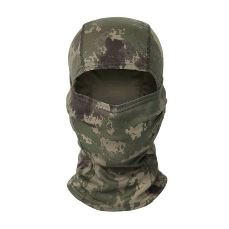 Vintage vīriešu ziemas biezināta polsterēta āra jāšana kājām silta maskēšanās klasiska ietīšanas sejas maska, taktiskā galvassega_voghion.com