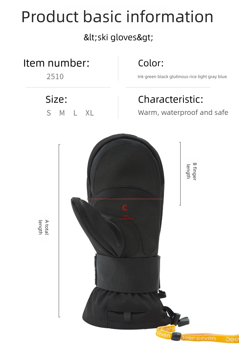 25 nuovi guanti da sci, snowboard, carving, caldi, con protezione per il polso, touchscreen, antivento, impermeabili, unisex, senza dita, 3M_voghion.com