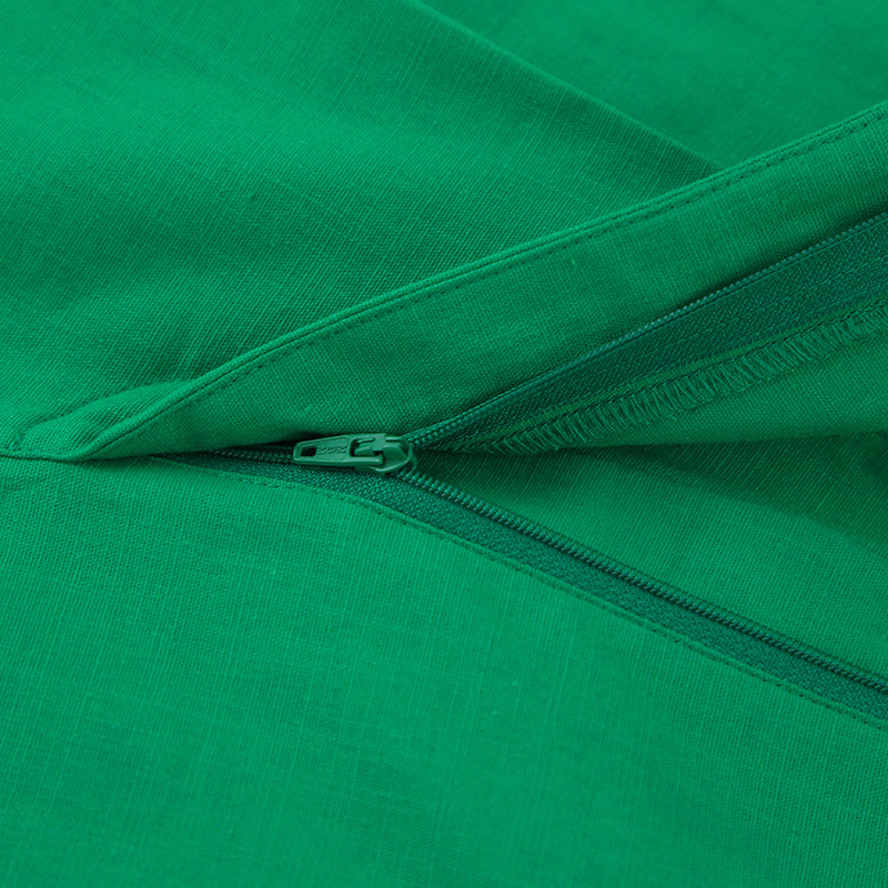 Canottiera senza maniche da donna in tinta unita, pantaloni, abiti da donna in due pezzi in cotone e lino_voghion.com