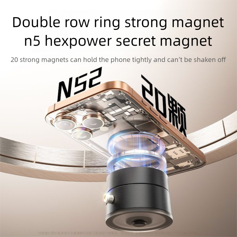 Nuevo soporte magnético plegable para teléfono con ventosa para navegación de coche, especial, fuerte succión, estable y universal._voghion.com