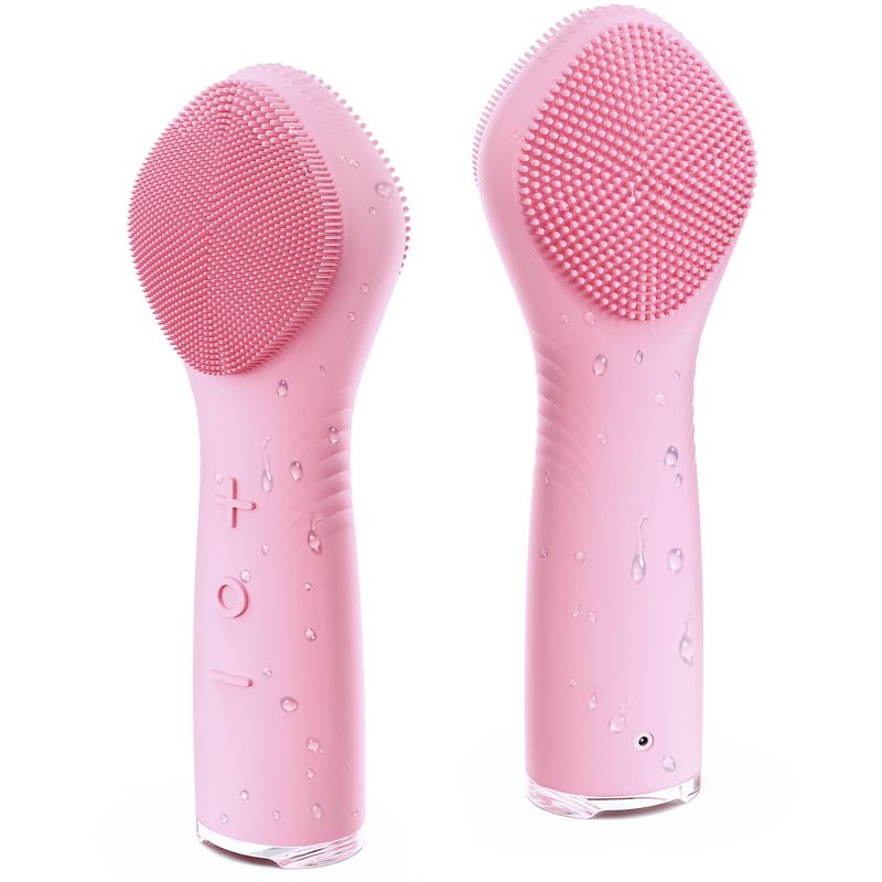 Strumento di pulizia del viso in silicone con vibrazione ricaricabile elettrico di bellezza_voghion.com