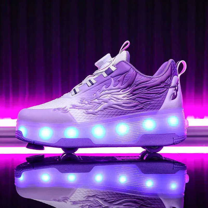 Neuer Rollschuhstil, versandkostenfrei, neue kleine Vierrad-Sportschuhe für Jungen mit Leuchtfunktion, fliegend_voghion.com