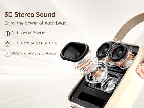 Divoom SongBird-HQ Altoparlante Bluetooth portatile KTV Sound Set Altoparlanti per la casa Microfono per karaoke_voghion.com