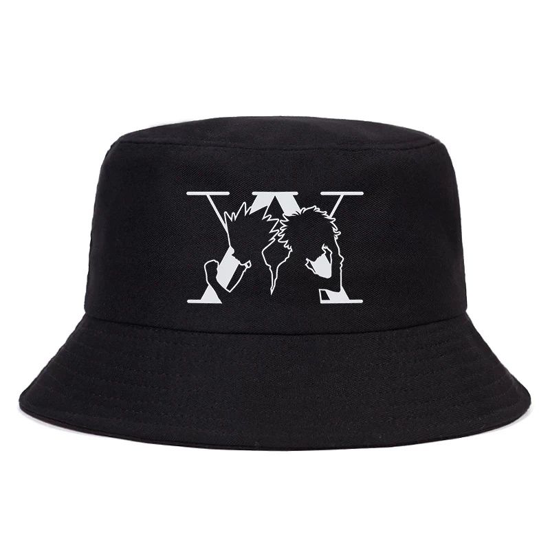 Heißer Verkauf X Hunter Gedruckt Täglich Casual Panama Bucket Cap Grafik Das Design Flaches Visier Zoldyck Hisoka 90er Anime Fischerhut_voghion.com