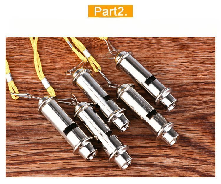 Silbato de metal de alta frecuencia para entrenamiento, salvavidas, policía, exteriores, aves, mascotas, árbitros, libre de armas nucleares, profesional, de tono alto._voghion.com