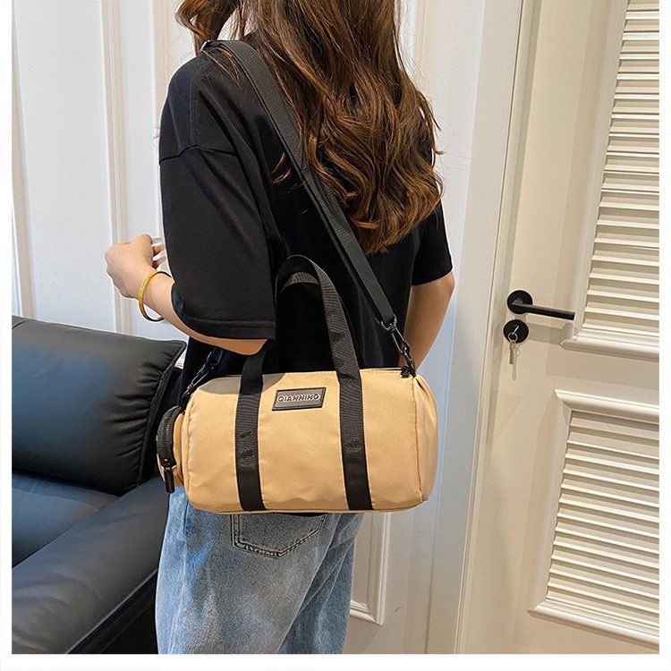 2024 New Versatile Nylon Boston Women's Fashion Commuter Handheld Pillow Casual One Shoulder Crossbody Bag_voghion.com