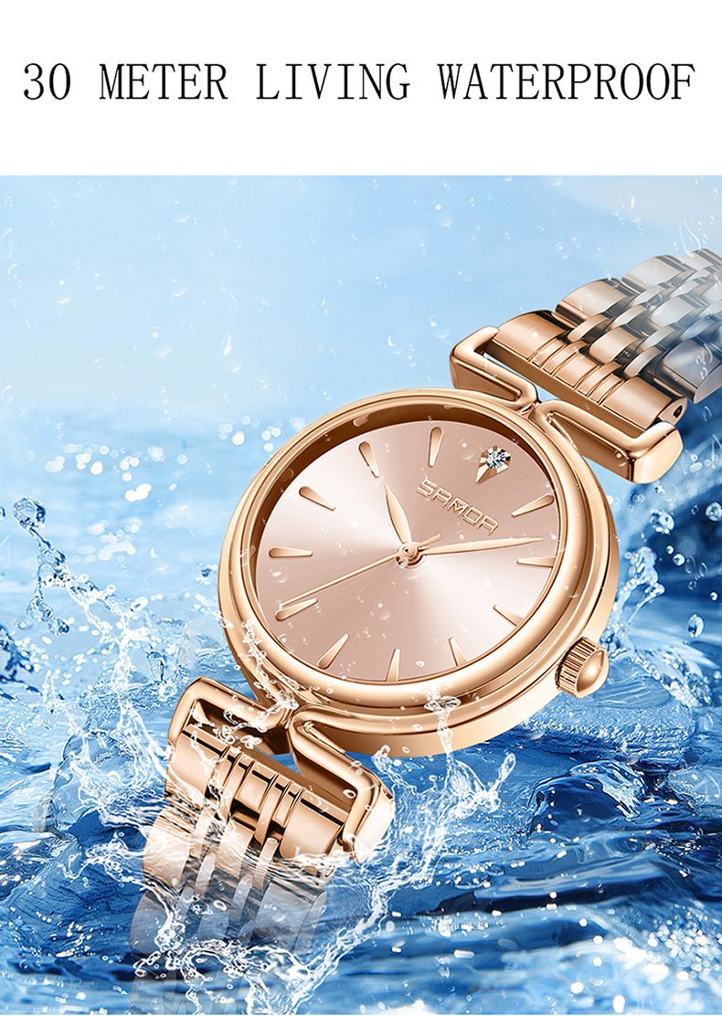 Women's Vintage-Inspired Quartz Watch With Mesh/Leather/Stainless Steel Strap, Minimalist Bar Dial, Light Luxury Casual Wristwatch Dial Watch Female_voghion.com