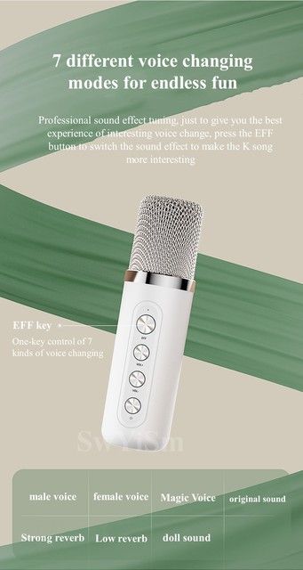High Power Wireless Portable Microphone Bluetooth Speaker Sound Family Party Karaoke Subwoofer Boombox caixa de som Ys-219_voghion.com