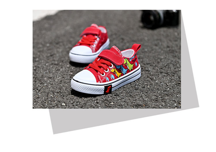 Kinder Canvas Mädchen Casual Cartoon Jungen Sho, 2024 Frühling und Herbst Neue atmungsaktive Student Single Shoe Board_voghion.com