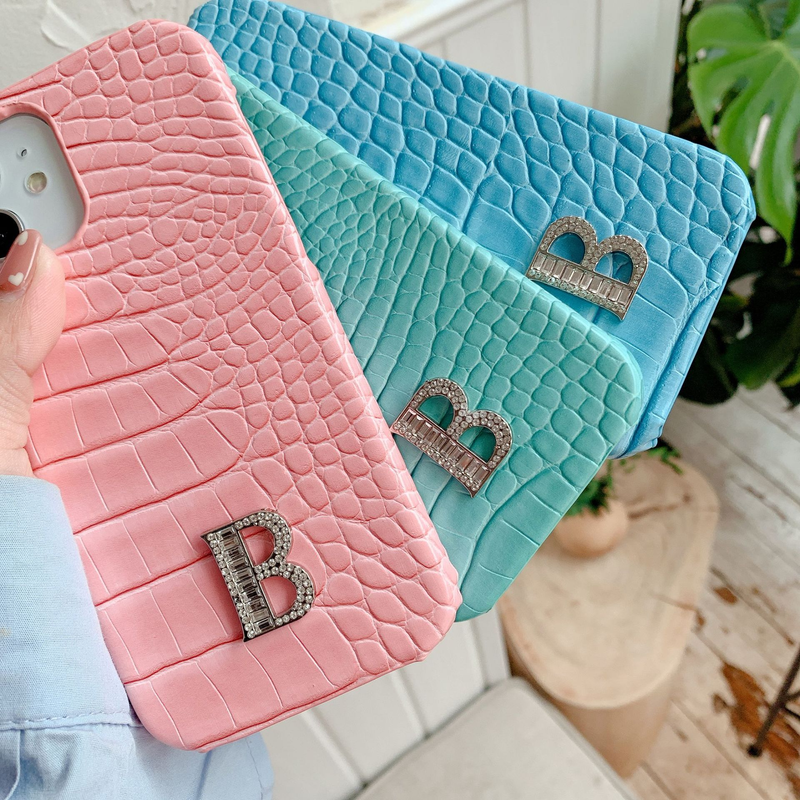 Mobile phone case letter phone case suitable for Apple iPhone12pro max/XS/XR/11/13 trendy brand protective case_voghion.com