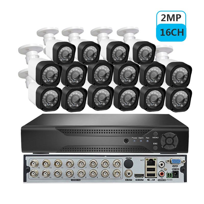 4CH 8CH 1080P AHD DVR HD Night Vision Waterproof Camera Set Outdoor Surveillance Remote APP_voghion.com