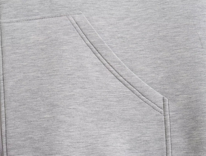 Kadın kapşonlu uzun uzay pamuklu ceket bol hırka sweatshirt_voghion.com