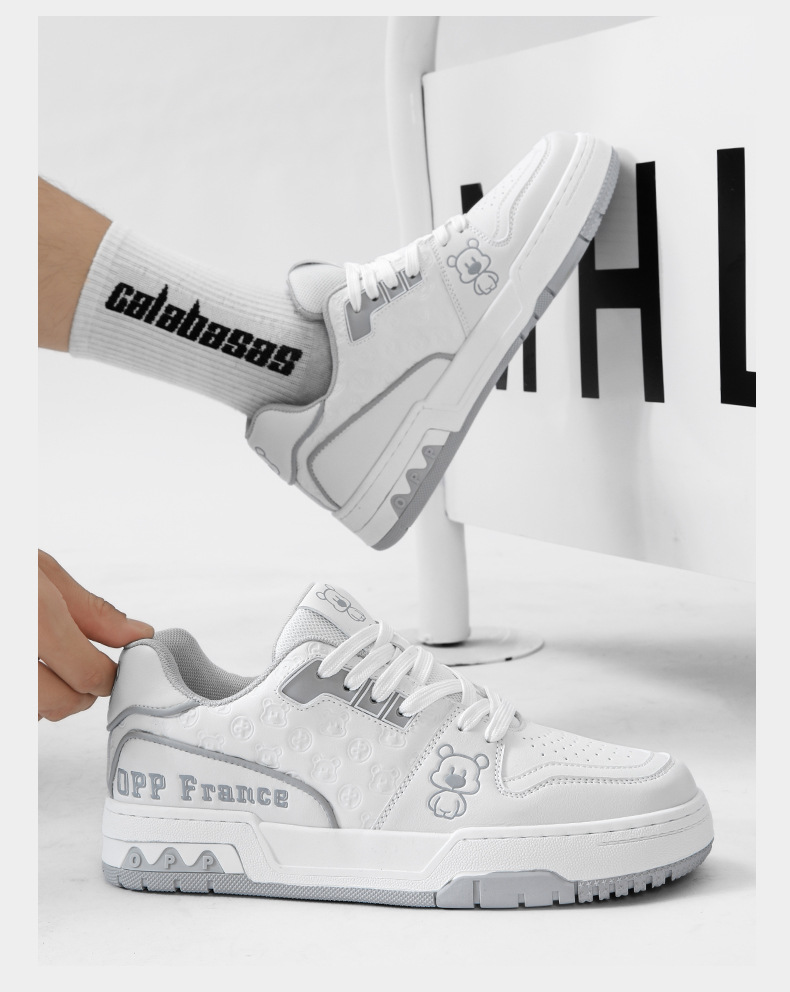 Designer utomhusskor män kvinnor låg Lackläder Kamouflage Skateboard jogging Sneakers Sneakers_voghion.com