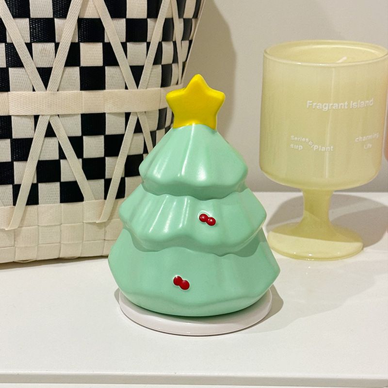 Creative Toothpick Holder High-Value Desktop Ornament Christmas Tree Shape Multi-Functional Storage Box Decoration_voghion.com