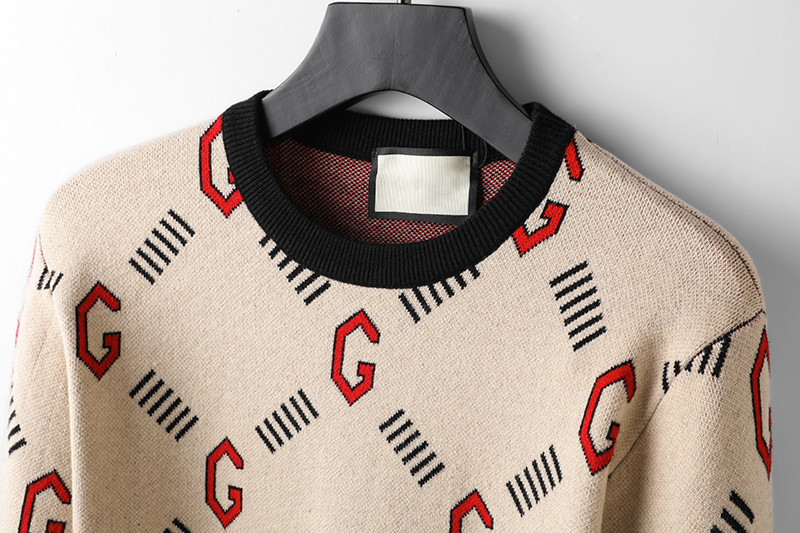 Man's clothing Men's spring and autumn cashmere sweater fashion crewneck pullover warm casual_voghion.com