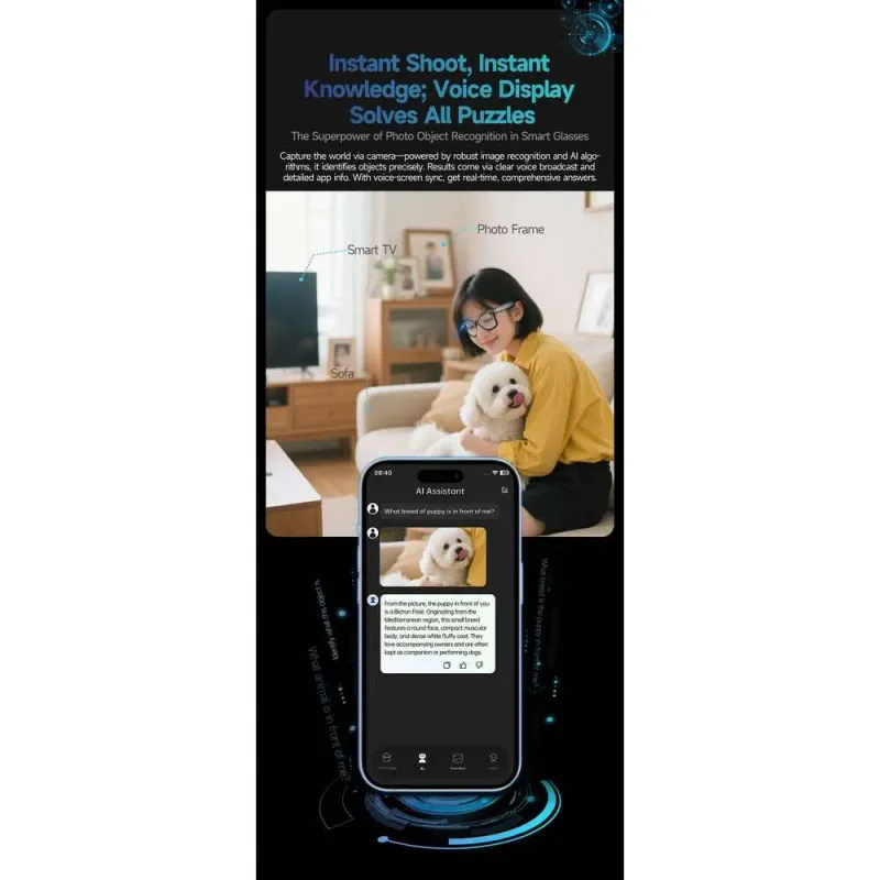 2025 New 800W Pixel HD Chatgpt Camera Bluetooth Call Translate Identify Objects Photochromic Lens Smart Glasses_voghion.com