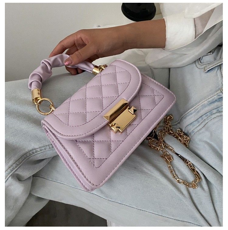 Borsa a tracolla piccola con catena quadrata, classica coreana alla moda INS Ladies 2025, stile celebrità di Internet_voghion.com