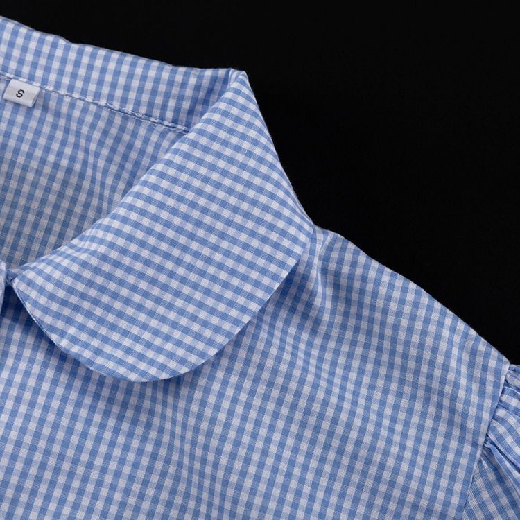 Stilvolles kariertes Lounge-Set für Damen 2025 Neues Design Revers Glockenärmelhemd & Schlaghose Zweiteiliges Outfit_voghion.com