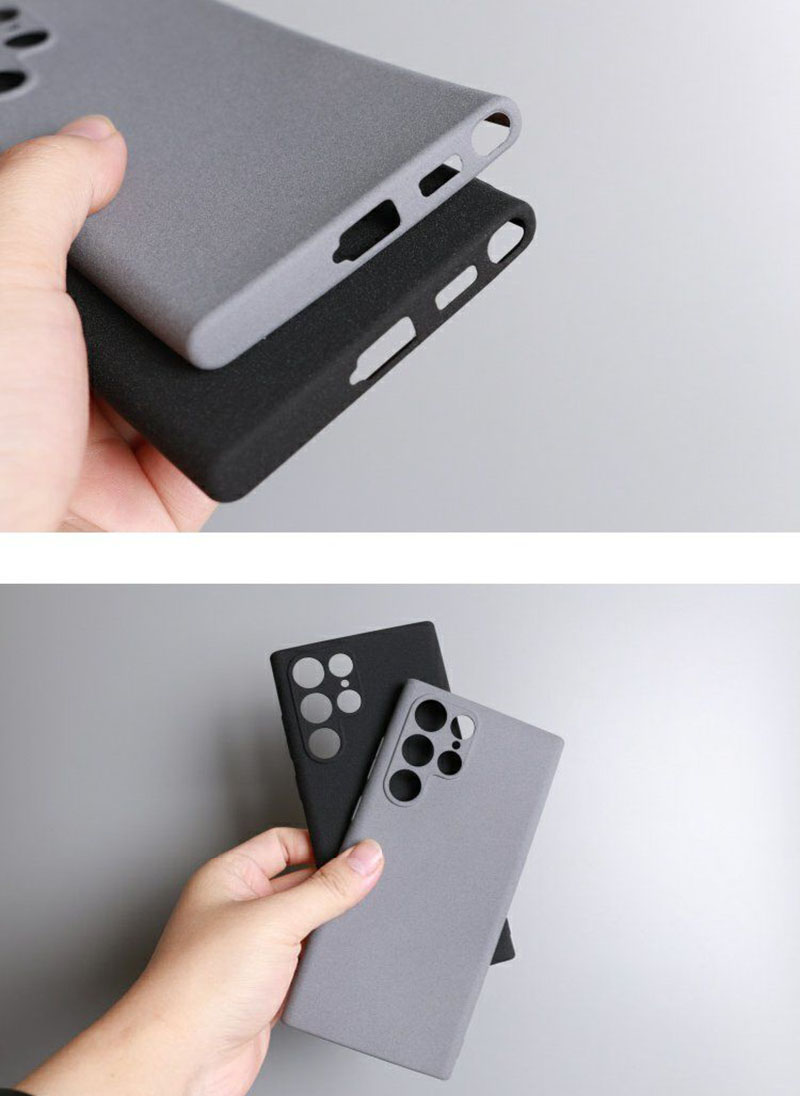 Sandstone Slim Matte Phone Case On For Samsung Galaxy S22 S21 S20 Ultra FE Plus S 22 21 20 5G 2022 S21FE S20FE Soft Back_voghion.com
