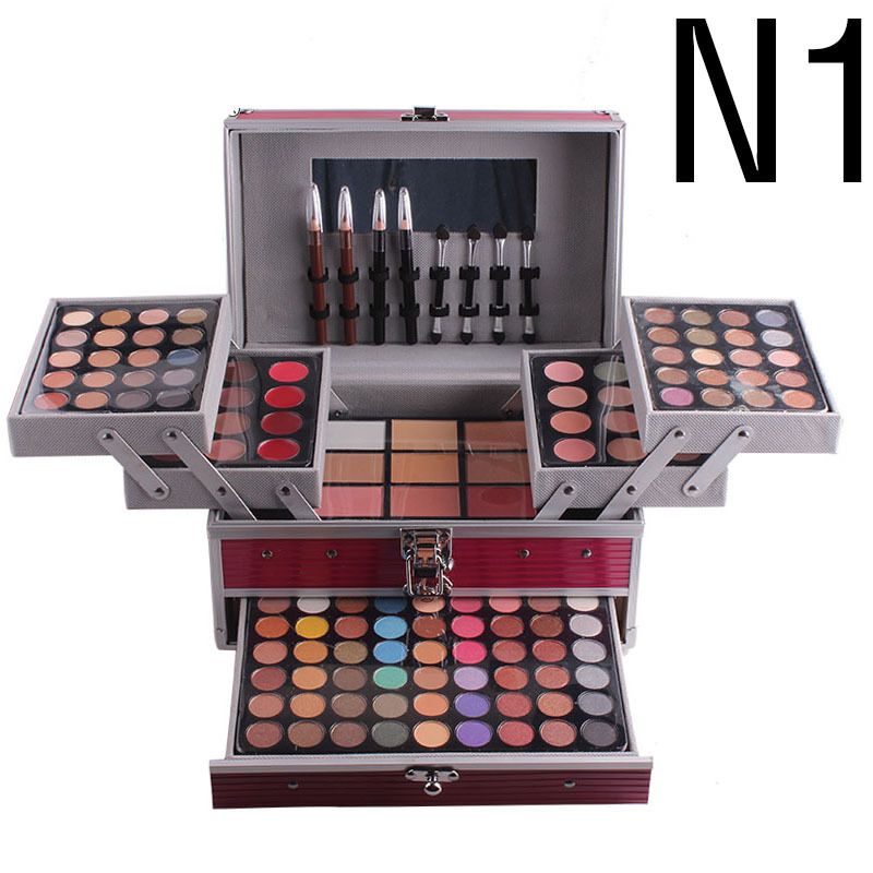 MISS ROSE Professional Makeup Bag With Multi-Color Eyeshadow Palette – Stylish & Portable Cosmetic Organizer For Women_voghion.com