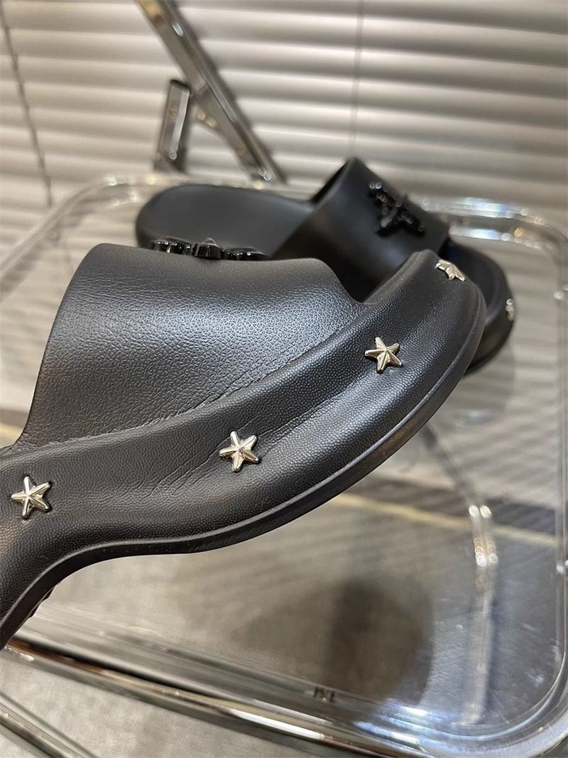 Pantofole da donna a forma di stella con suola spessa, nuovi modelli pigri per l'estate 2025, a un passo dalla spiaggia, versatili e alla moda, per il tempo libero quotidiano_voghion.com