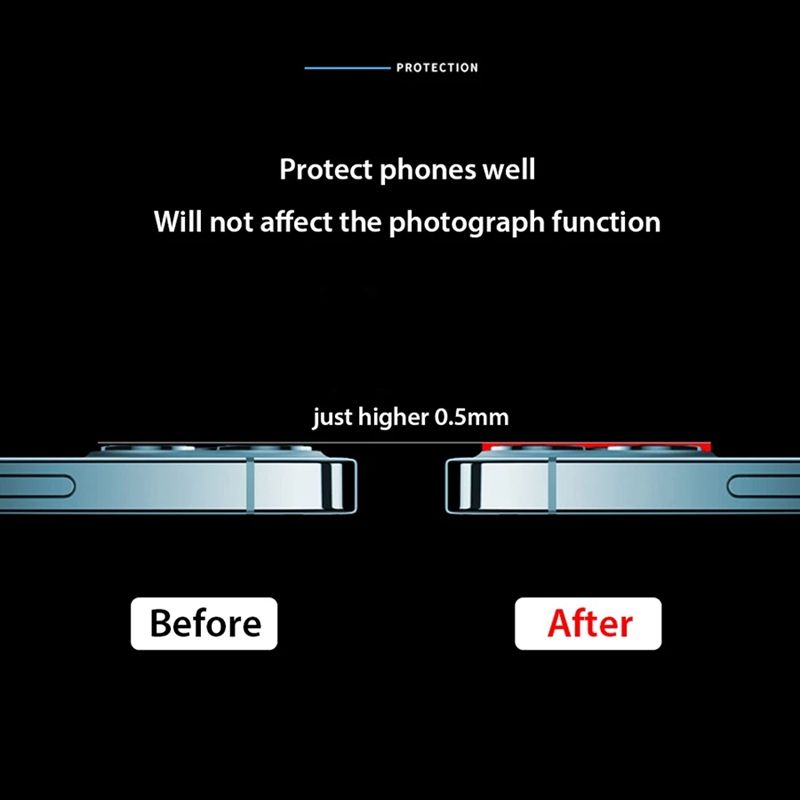 Diamant-Metall-Kameraobjektiv-Schutzglas für iPhone 16 Pro Max 16 Plus 16 14Pro Max 15 Pro Max Kameraobjektiv-Schutzfolie_voghion.com