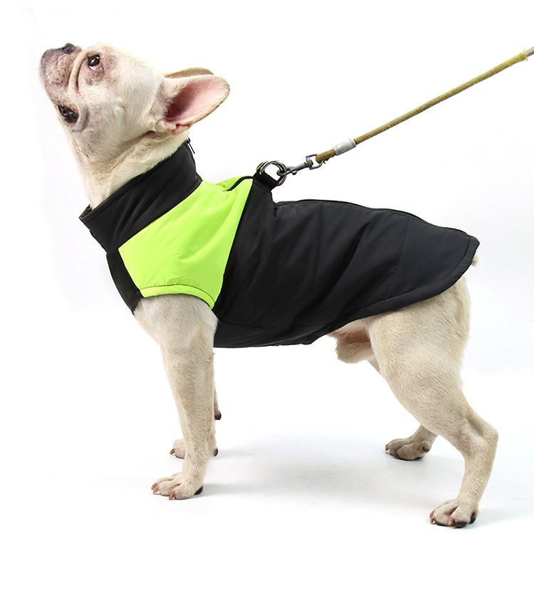 Cross-border Pet Clothes Dog Cotton-padded Coat Thickened Puppy Clothes Dog Cotton Vest Autumn and Winter Pet Ski Suit_voghion.com