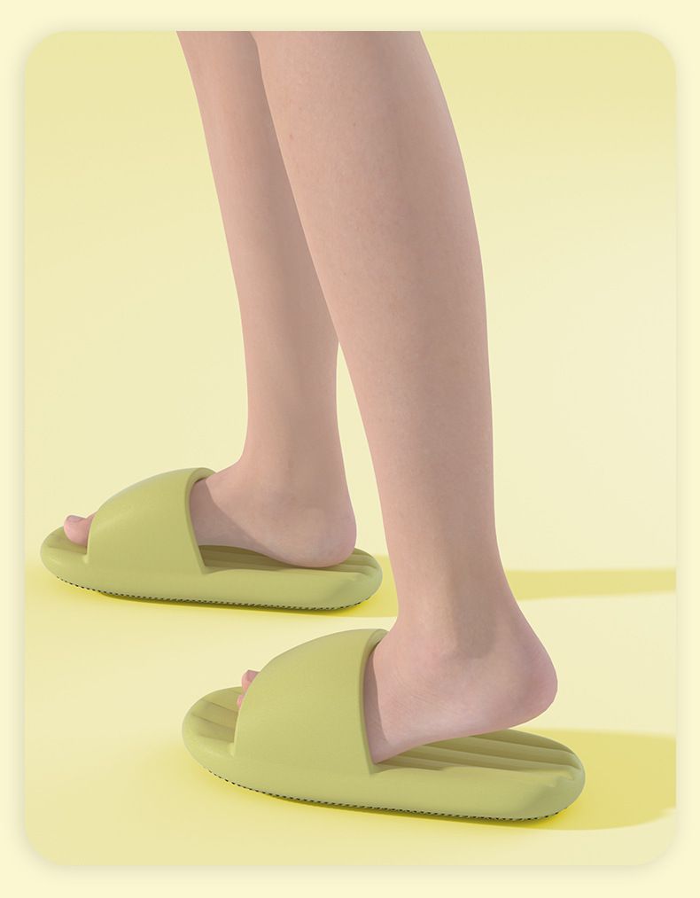 Unisex EVA Slide Sandals – Non-Slip Bath & Home Slippers With Cushioned Sole (Multiple Colors, Sizes 36-45)_voghion.com