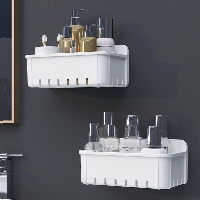 Scaffale da bagno senza foratura, per lavandino, WC, scarico a parete, scaffale da parete, scaffale da cucina in plastica_voghion.com