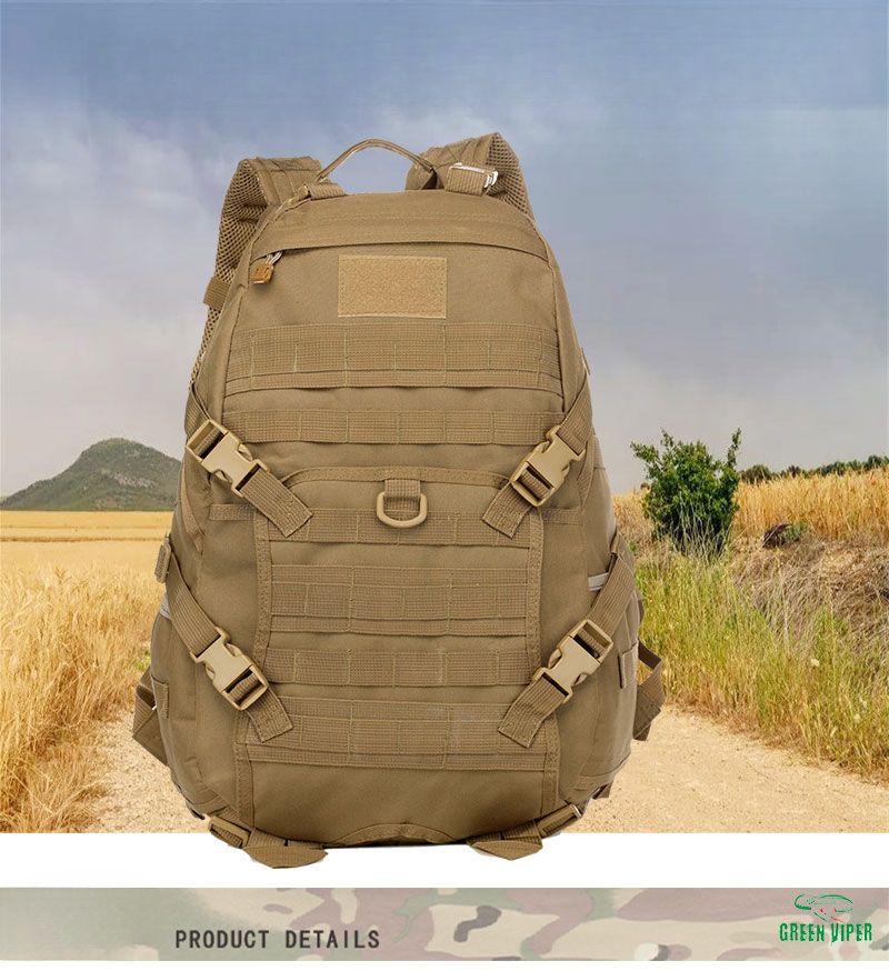 Mochila informal para deportes al aire libre TAD, ideal para entusiastas militares, unisex, para senderismo, táctica, doble hombro_voghion.com