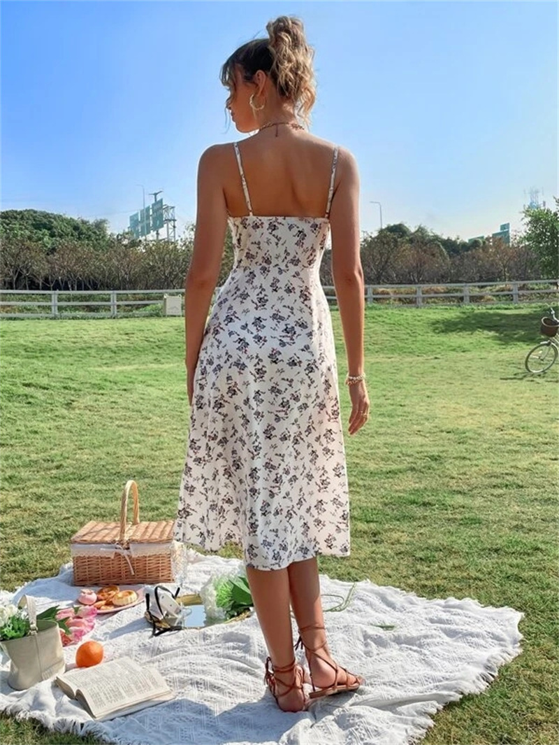 Wedding Purple Leather Regular Loose Polka Dot Long V The Midi Maxi Summer High Zipper Printed Solid Breathable Outfit_voghion.com