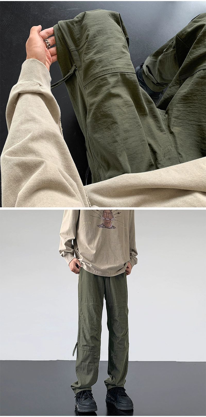 Arbeitshose für Herren im amerikanischen Stil, Nylon, schnelltrocknend, wasserdicht, Aufladen, professionelle Wanderhose für den Außenbereich, lässig_voghion.com